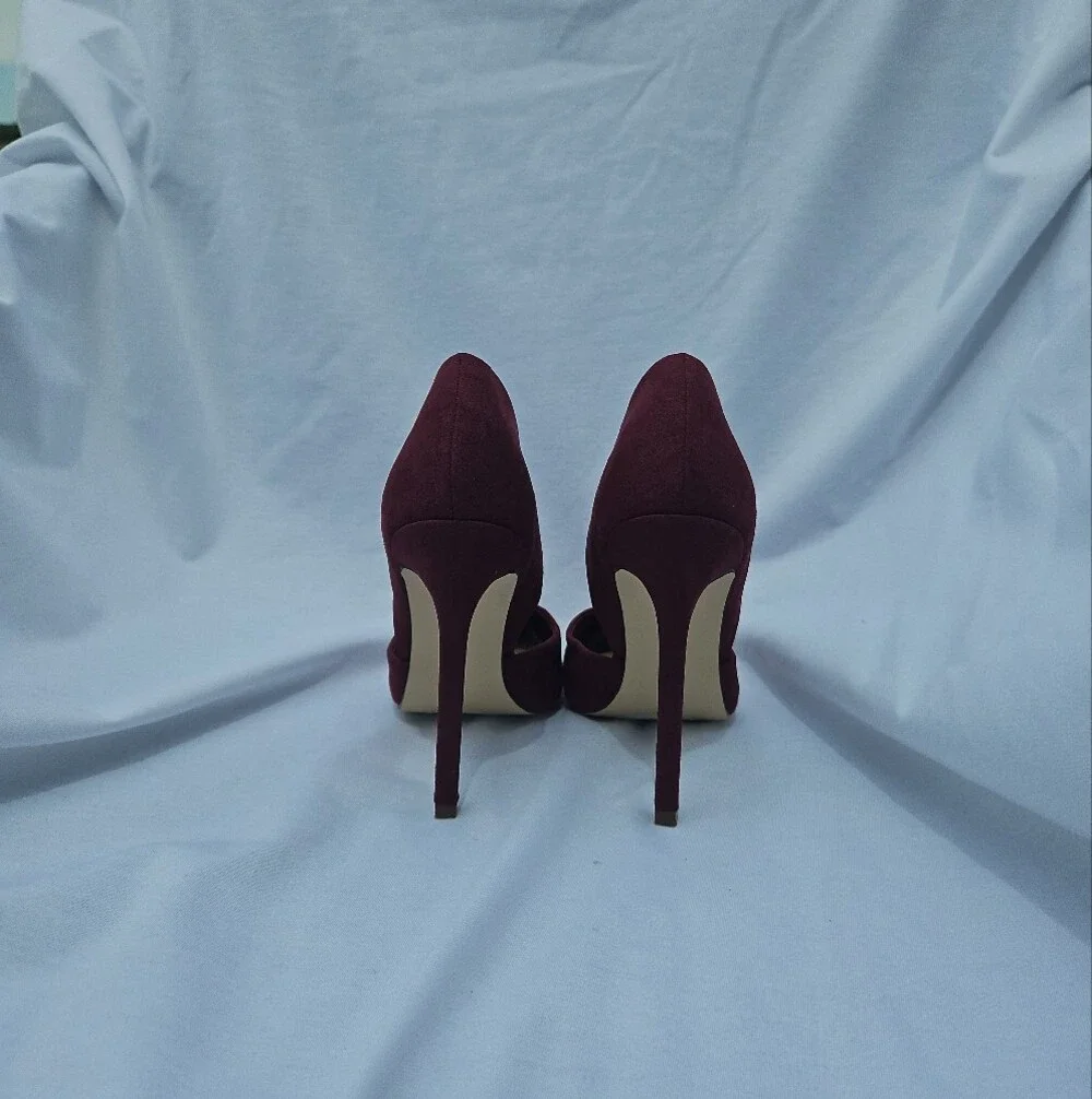 Shoe Dazzle Women's Pointed Stiletto Pumps in Wine